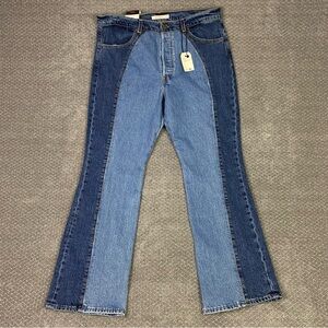 Levi's Premium Wedgie Bootcut Jeans Women's 33 Actual 36 x 31 High Rise Stretch